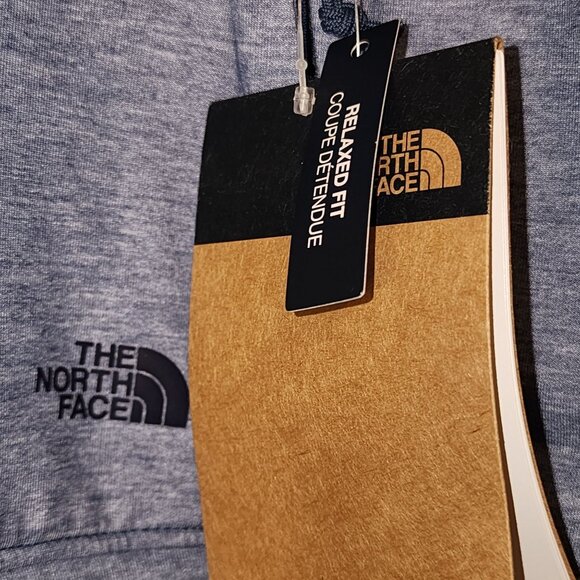 The North Face Relaxed Fit Blue Heather Women's Sweatshirt - Picture 6 of 7